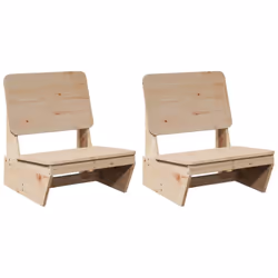 Profite de votre temps libre avec ces chaises de jardin en bois. Cadre stable et durable : le bois de pin massif est connu po ...