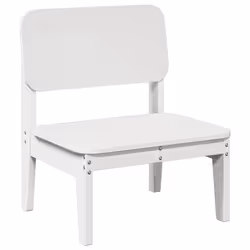 VidaXL 859318, Terrace, Bois de pin, Blanc, 110 kg, 600 mm, 525 mm