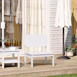 VidaXL 859318 chaise d'extérieur Terrace Bois de pin Blanc