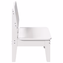 VidaXL 859318 chaise d'extérieur Terrace Bois de pin Blanc - Vue supplémentaire 4