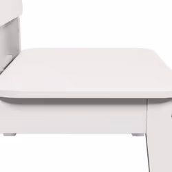 VidaXL 859318 chaise d'extérieur Terrace Bois de pin Blanc - Vue supplémentaire 6