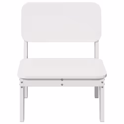 VidaXL 859323 chaise d'extérieur Terrace Bois de pin Blanc - Vue supplémentaire 4