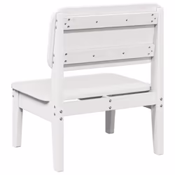 VidaXL 859323 chaise d'extérieur Terrace Bois de pin Blanc - Vue supplémentaire 6