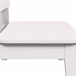VidaXL 859323 chaise d'extérieur Terrace Bois de pin Blanc - Vue supplémentaire 7