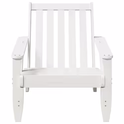 VidaXL 859328 chaise d'extérieur Terrace Bois de pin Blanc