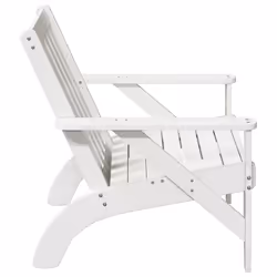 VidaXL 859328 chaise d'extérieur Terrace Bois de pin Blanc - Vue supplémentaire 4