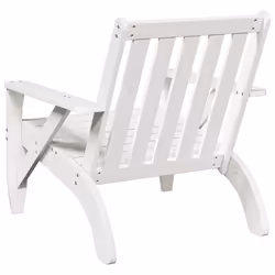 VidaXL 859328 chaise d'extérieur Terrace Bois de pin Blanc - Vue supplémentaire 5