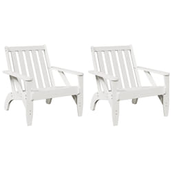 VidaXL 859333 chaise d'extérieur Terrace Bois de pin Blanc