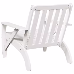 VidaXL 859333 chaise d'extérieur Terrace Bois de pin Blanc - Vue supplémentaire 6