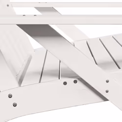 VidaXL 859333 chaise d'extérieur Terrace Bois de pin Blanc - Vue supplémentaire 7