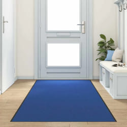 Paillasson vidaXL Bleu/Noir - Polyamide
