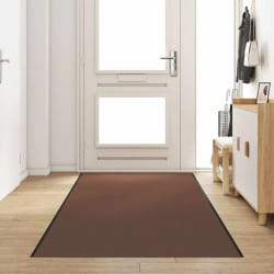 Paillasson vidaXL Polypropylène - Marron/Noir