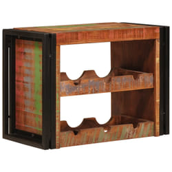 Étagère À Vin Marron 100 X 45 X 33 Cm Bois Récupéré Massif Vidaxl