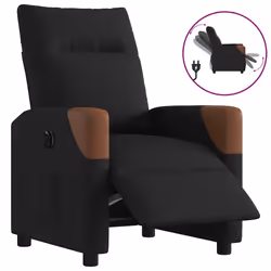 VidaXL 3323992, Tissu, Noir, Marron, mousse, 110 kg, 690 mm, 860 mm