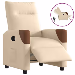 VidaXL 3323994, Tissu, Crème, Marron, mousse, 110 kg, 690 mm, 860 mm
