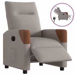 VidaXL 3323995, Tissu, Taupe, Marron, mousse, 110 kg, 690 mm, 860 mm
