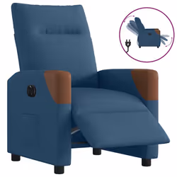 VidaXL 3323996, Tissu, Bleu, Marron, mousse, 110 kg, 690 mm, 860 mm
