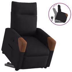 VidaXL 3324008, Tissu, Noir, Marron, mousse, 110 kg, 690 mm, 860 mm