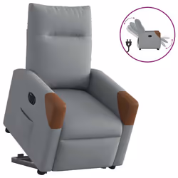 VidaXL 3324022, Tissu, Marron, Gris, mousse, 110 kg, 690 mm, 860 mm
