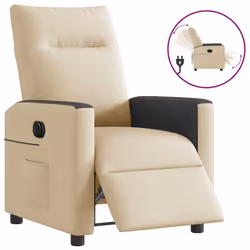 VidaXL 3324042, Tissu, Crème, Noir, mousse, 110 kg, 690 mm, 860 mm