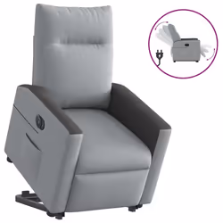 VidaXL 3324052, Tissu, Gris, Noir, mousse, 110 kg, 690 mm, 860 mm