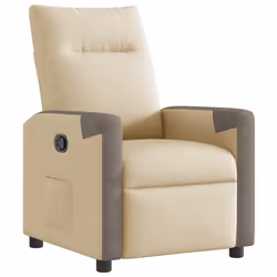 VidaXL 3324083, Tissu, Gris, Crème, mousse, 110 kg, 690 mm, 860 mm
