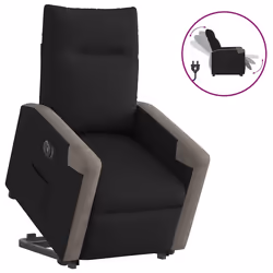 VidaXL 3324092, Tissu, Noir, Gris, mousse, 110 kg, 690 mm, 860 mm