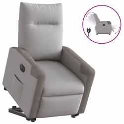 VidaXL 3324099, Tissu, Gris, mousse, 110 kg, 690 mm, 860 mm