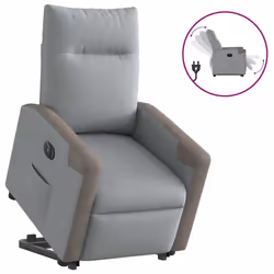 VidaXL 3324100, Tissu, Gris, mousse, 110 kg, 690 mm, 860 mm