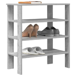 vidaXL Étagère à chaussures - Sonoma gris