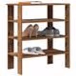 vidaXL Étagère à chaussures vieux bois 61x32x70 cm bois d'ingénierie