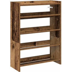 Vidaxl - tagère à chaussures vieux bois 60x25x81 cm bois d'ingénierie