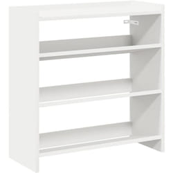 Vidaxl - tagère à chaussures blanc 60x25x62 cm bois d'ingénierie