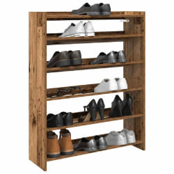 vidaXL Étagère à chaussures Vieux Bois