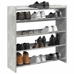 VIDAXL Étagère à Chaussures Gris Béton