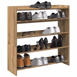 vidaXL Étagère à chaussures chêne artisanal bois d'ingénierie