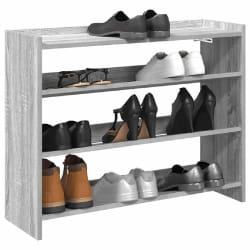 vidaXL Étagère à chaussures sonoma gris