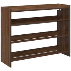Vidaxl - tagère à chaussures chêne marron 80x25x62 cm bois ingénierie