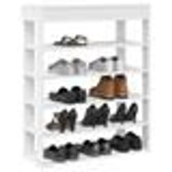 vidaXL Étagère à chaussures blanc 80x30x98 cm bois d'ingénierie