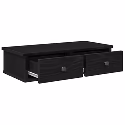 VidaXL 859942 étagères Bois Noir - Vue supplémentaire 7