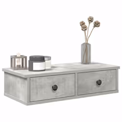 VidaXL 859944 étagères Bois Gris