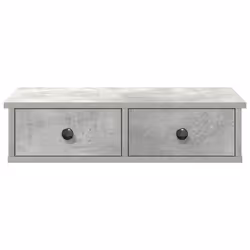 VidaXL 859944 étagères Bois Gris - Vue supplémentaire 4