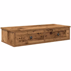 Cette étagère murale avec tiroirs est conçue pour être une extension décorative et pratique de votre décoration intérieure. M ...