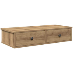 Tagère murale avec tiroirs chêne artisanal bois d'ingénierie Vidaxl