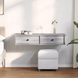 VidaXL 859964 étagères Bois Gris