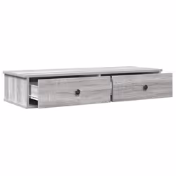VidaXL 859964 étagères Bois Gris - Vue supplémentaire 7