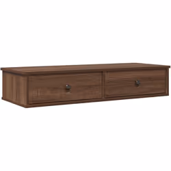 Cette étagère murale avec tiroirs est conçue pour être une extension décorative et pratique de votre décoration intérieure. M ...