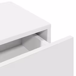 VidaXL 859968 étagères Bois Blanc - Vue supplémentaire 8