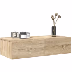 Cette étagère murale avec tiroirs est conçue pour être une extension décorative et pratique de votre décoration intérieure. M ...