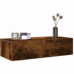 Cette étagère murale avec tiroirs est conçue pour être une extension décorative et pratique de votre décoration intérieure. M ...